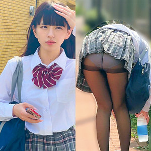 黒パンストミニスカちゃん:素人動画